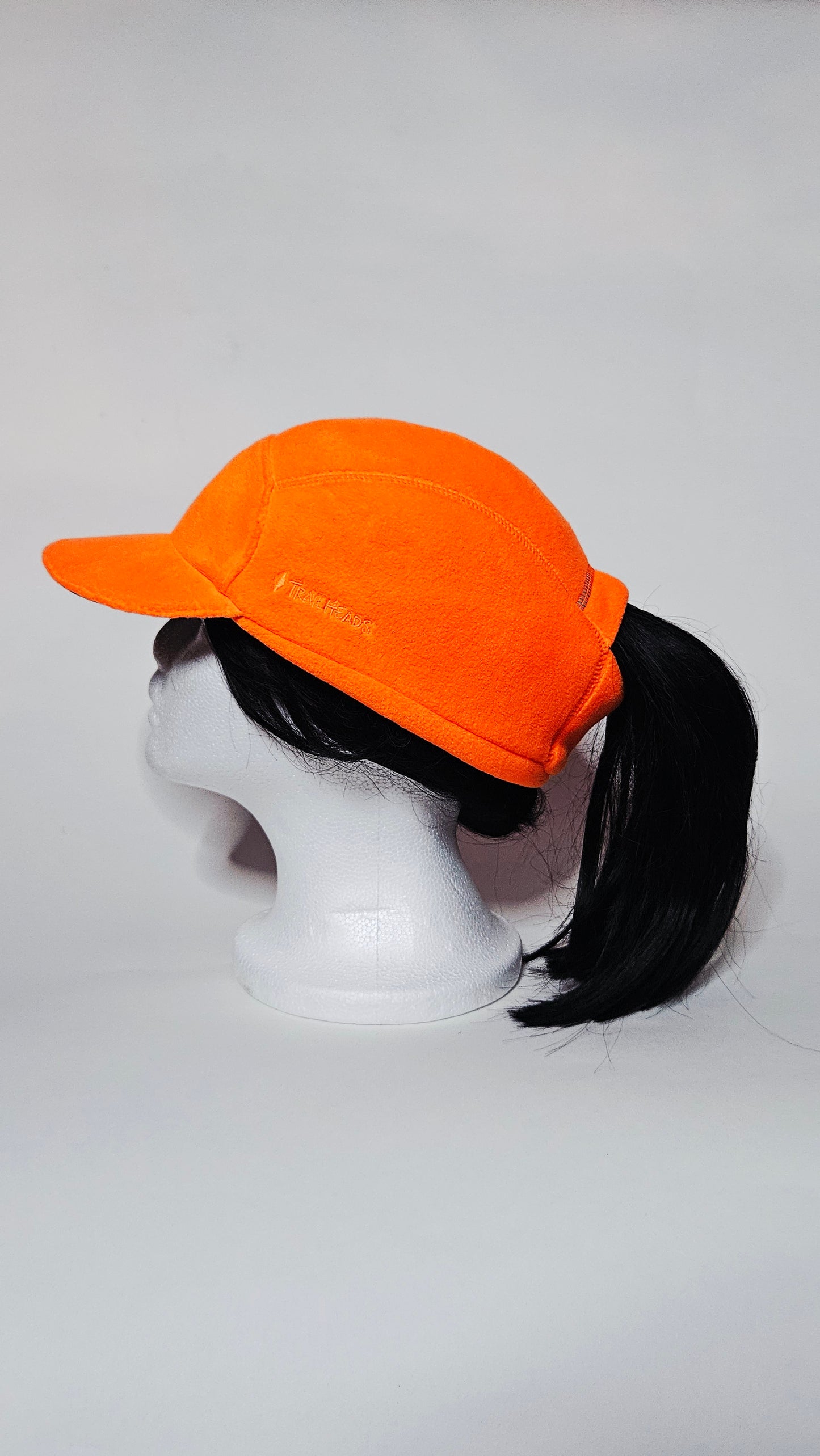Fleece Ponytail hat for Woman Blaze Orange